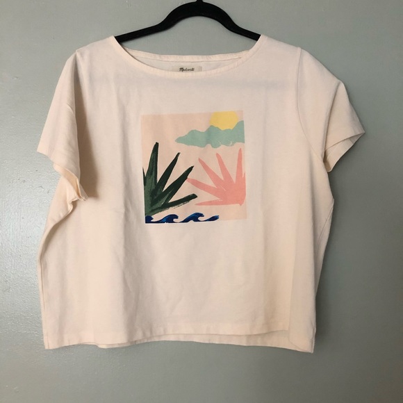 Madewell Graphic Boxy Botanical Tee - Picture 5 of 8